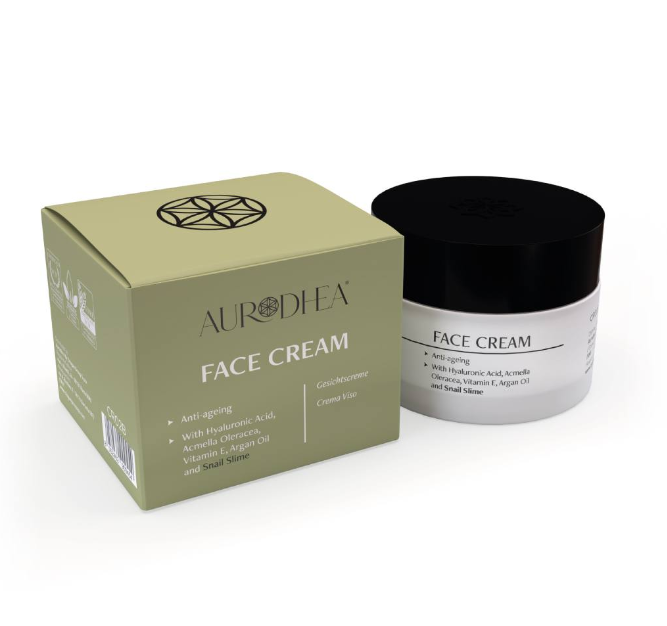 Crème visage anti-âge à la bave d’escargot