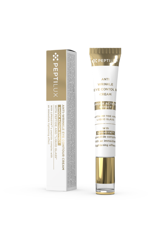 Peptilux - Crème anti-rides pour les yeux à effet « shock action » avec LIPHASYN - 20 ml
