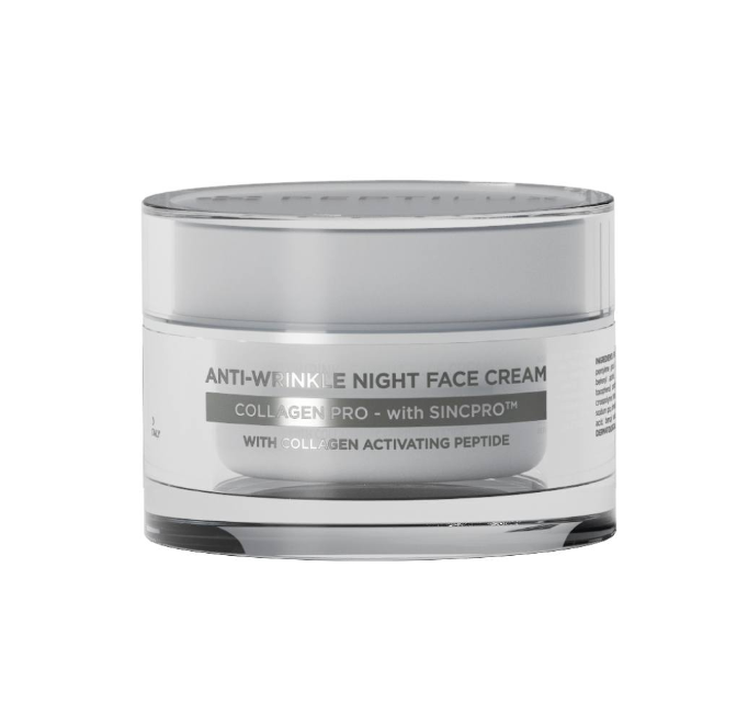 Peptilux - Crème de nuit visage anti-rides « Collagen Pro» avec SINCPRO - 50 ml
