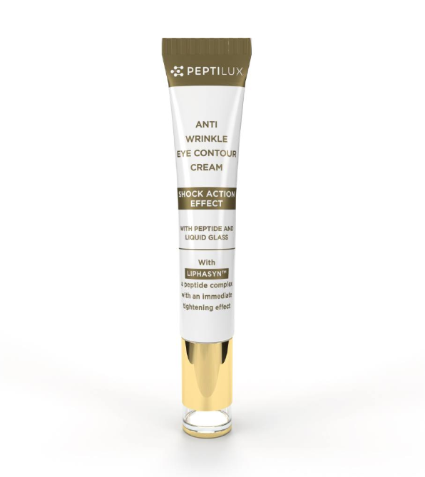 Peptilux - Crème anti-rides pour les yeux à effet « shock action » avec LIPHASYN - 20 ml
