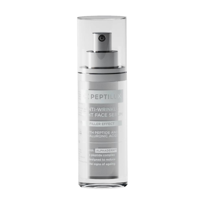 Peptilux - Sérum de nuit visage antirides « effet filler » avec ALPHADERM - 30 ml